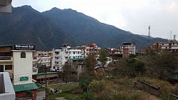 View from the room in Rishikesh, India